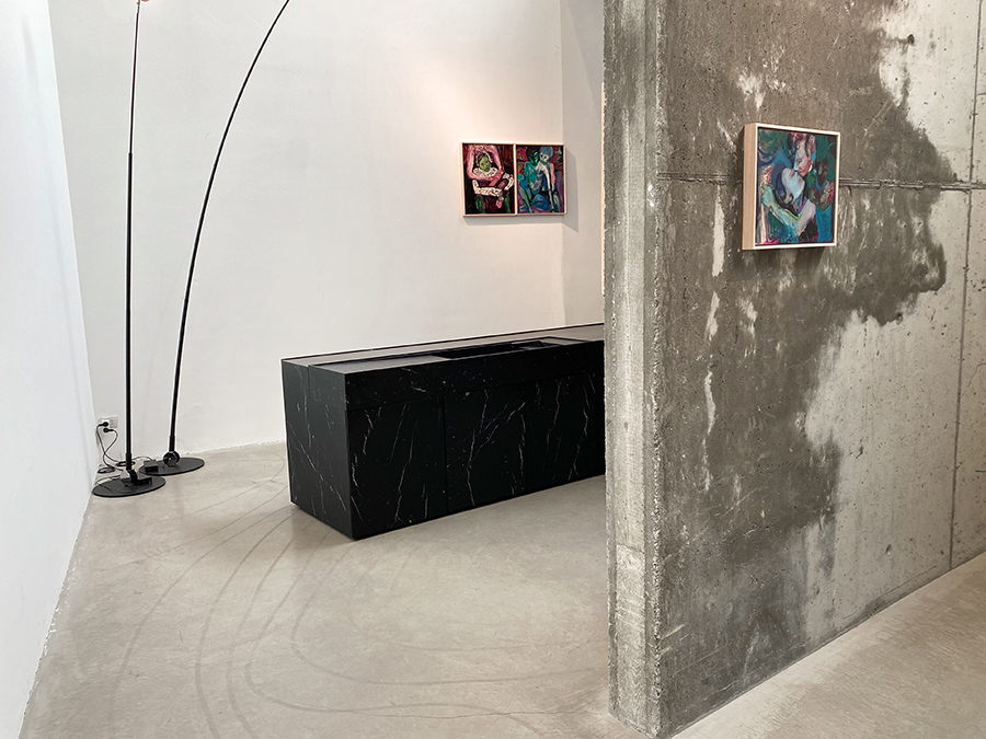 Exhibition view, Nebojša Despotović. Little puff of wind, solo show. Boccanera Gallery Milano