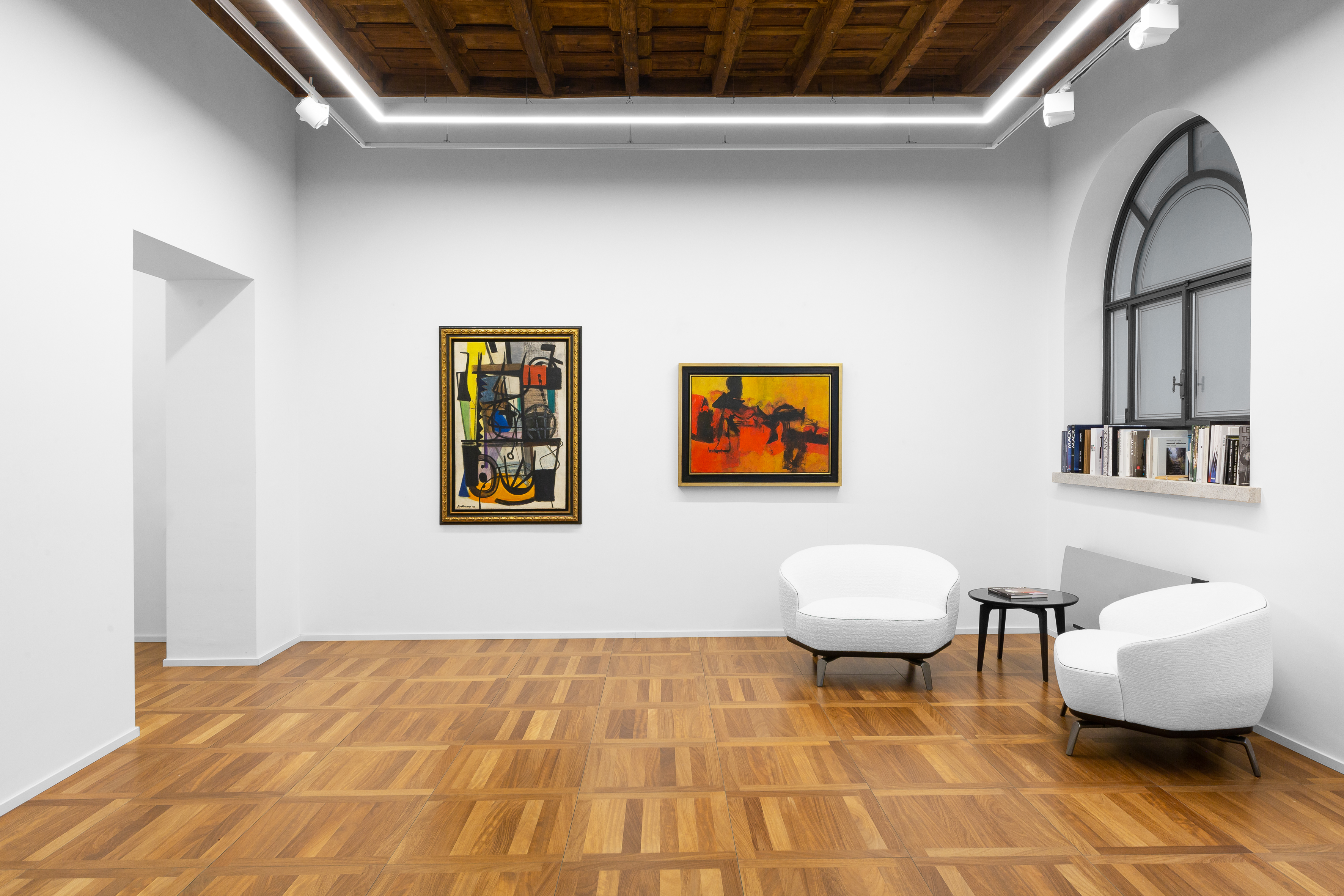 Installation view, Evocare senza Rappresentare, Cortesi Gallery Milano, 2022