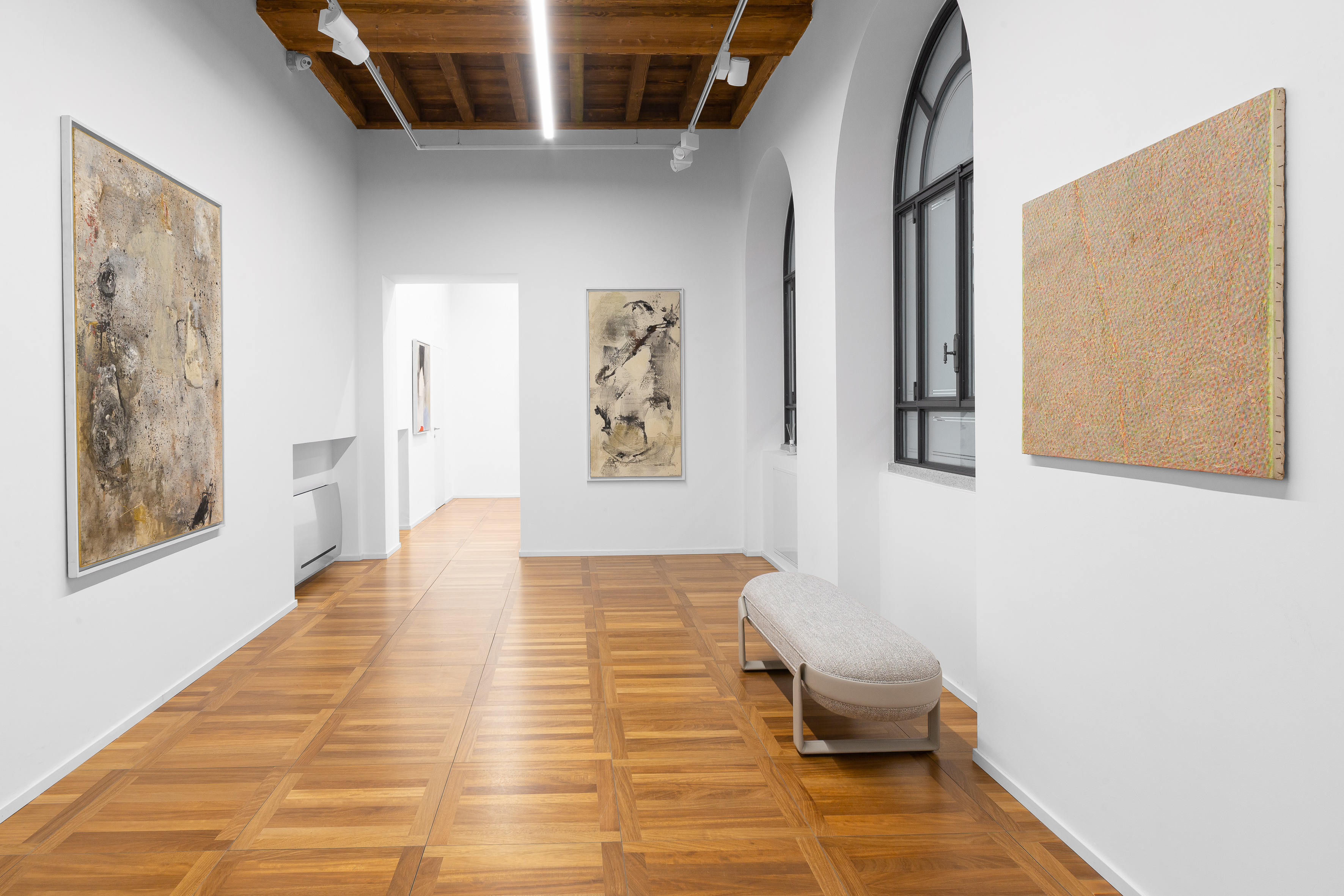 Installation view, Evocare senza Rappresentare, Cortesi Gallery Milano, 2022