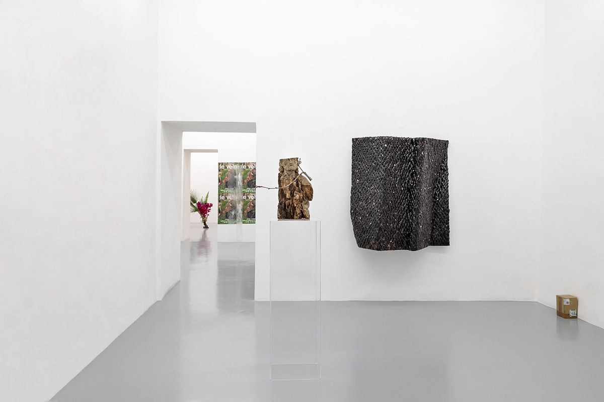 André Romão, Le Volpi, 2021, vista della mostra a Umberto Di Marino Gallery, ph. Danilo Donzelli