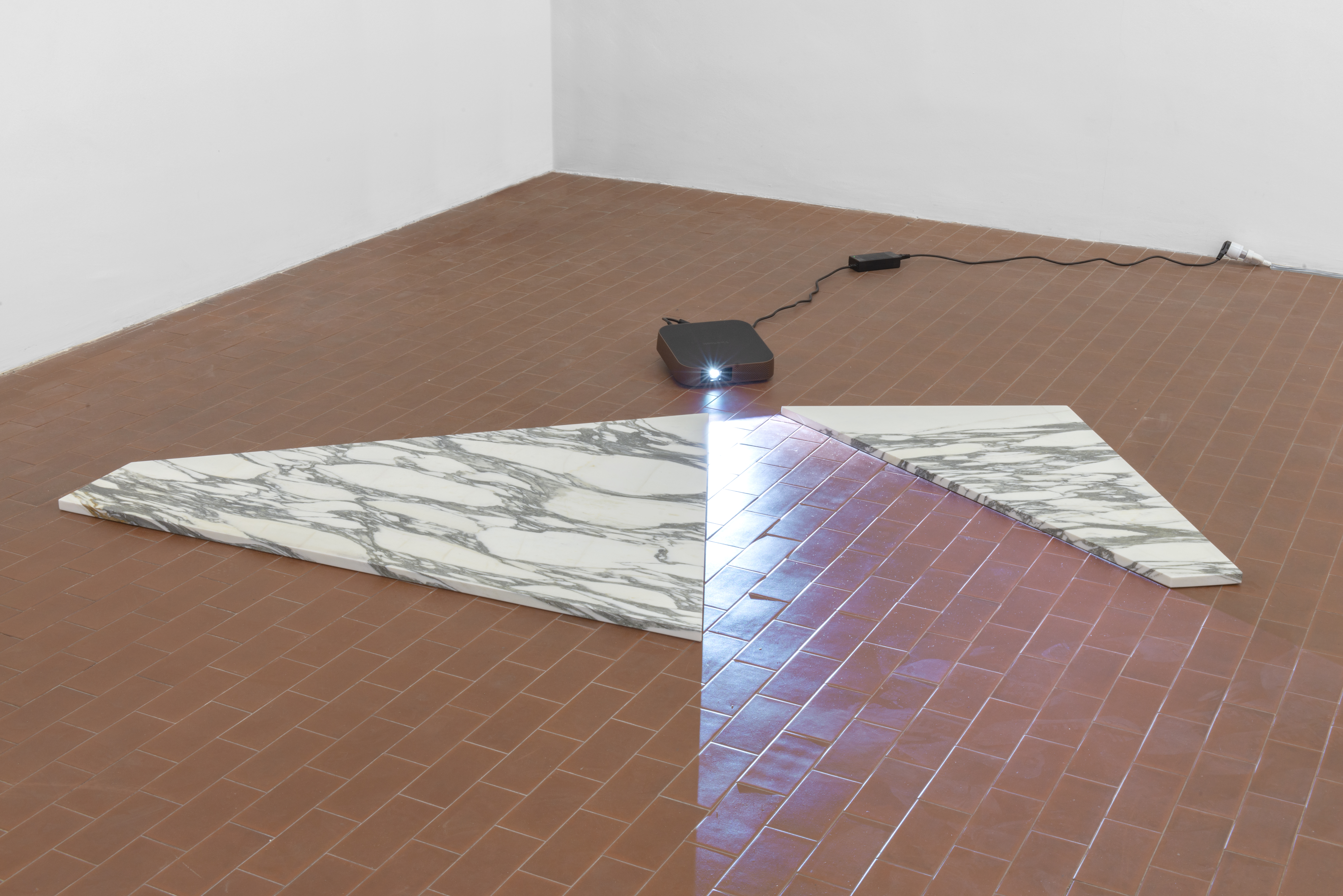 Marble and Video Projection