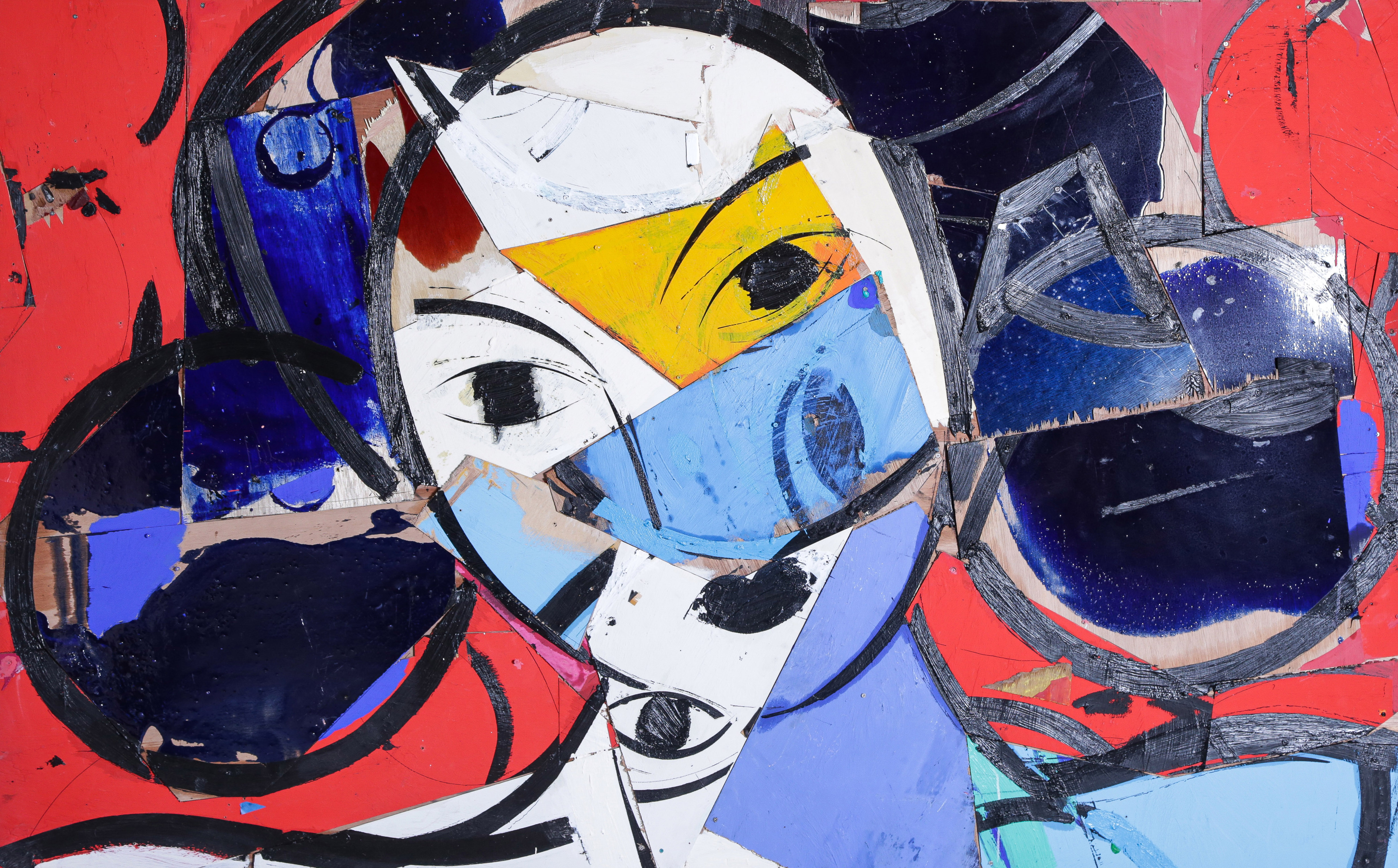 Matisse como Pretexto con Fondo Rojo