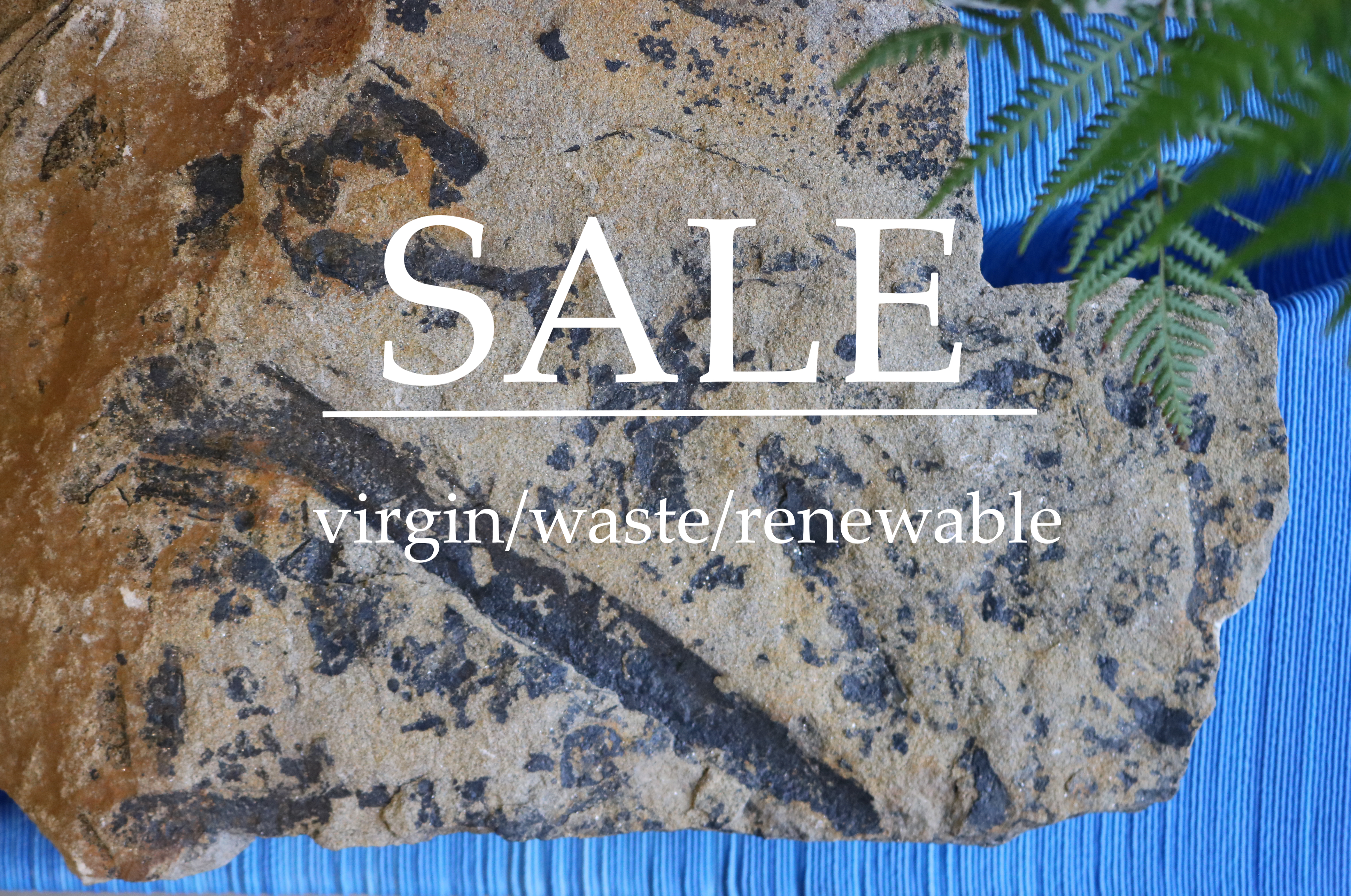 Sale (virgin/waste/renewable)