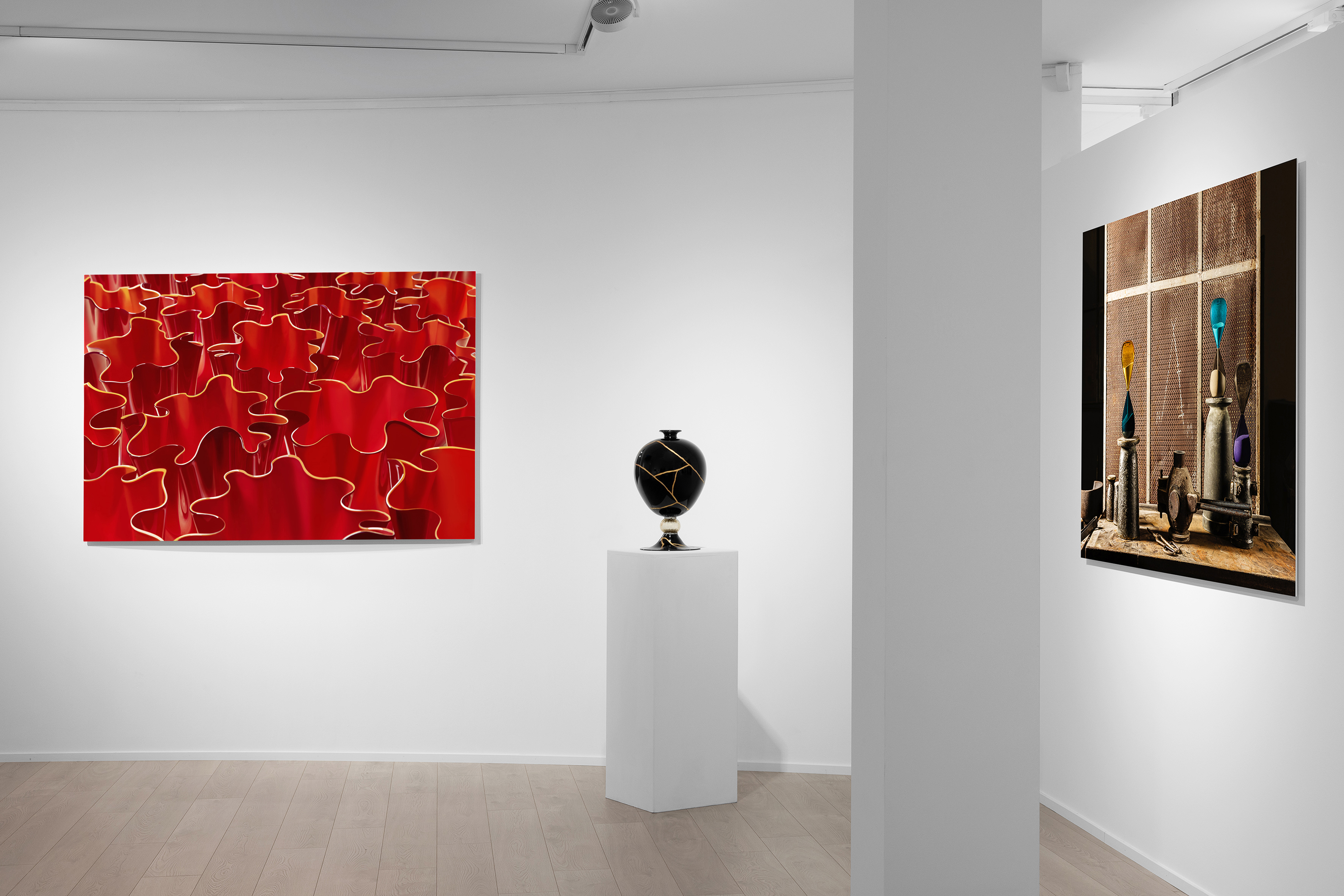 Installation view, Glass Power. La potenza della fragilità, a cura di Vera Canevazzi, Cortesi Gallery Lugano, 2022